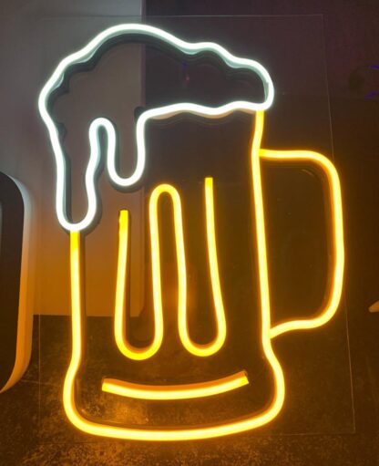 CERVEZA BEER REAL ESTRUCTURA IMPRESA 3D PARA CARTEL NEON FLEX EL MUNDO DEL PC MERLO ZONA OESTE