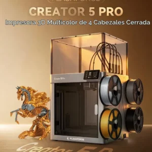 Impresora 3d Flashforge Creator 5 Pro Multi Cabezal Cerrada en El Mundo del PC zona oeste merlo padua libertad, moreno, leloir castelar, ituzaingo, mariano acosta, marcos paz
