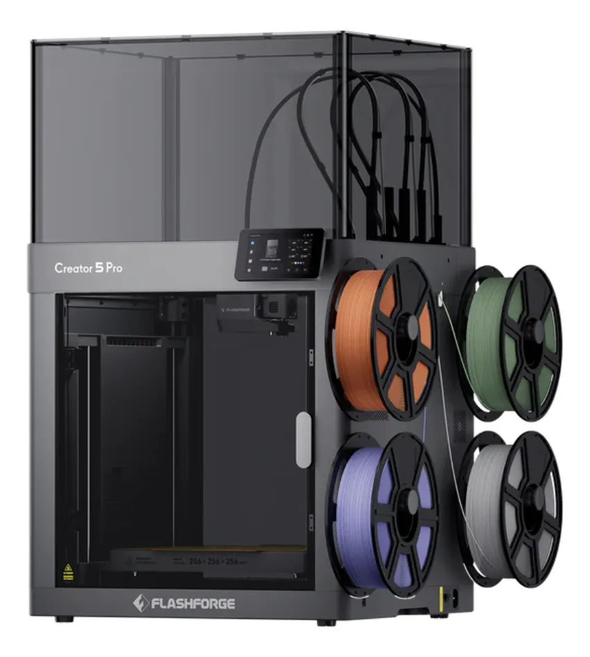Impresora 3d Flashforge Creator 5 Pro Multi Cabezal Cerrada en El Mundo del PC zona oeste merlo padua libertad, moreno, leloir castelar, ituzaingo, mariano acosta, marcos paz